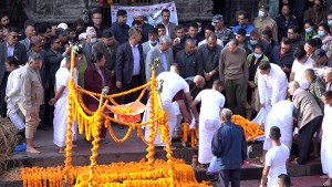 पूर्वसभामुख ढुंगानाको पशुपति आर्यघाटमा अन्त्येष्टि