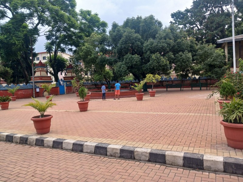 ललितपुर महानगरको वडा नं.४ सेन्ट जेभियर्स स्कूलसँगैको पार्क